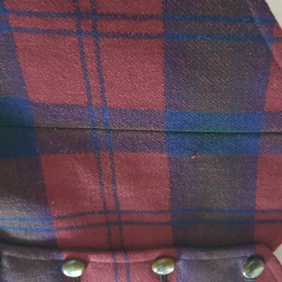 Maroon , Navy, Hunter Green wool vest , - Picture 6 of 6